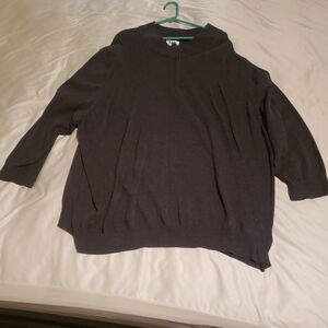 Harbor Bay 4XLT 3/4 Zip Sweater Vest